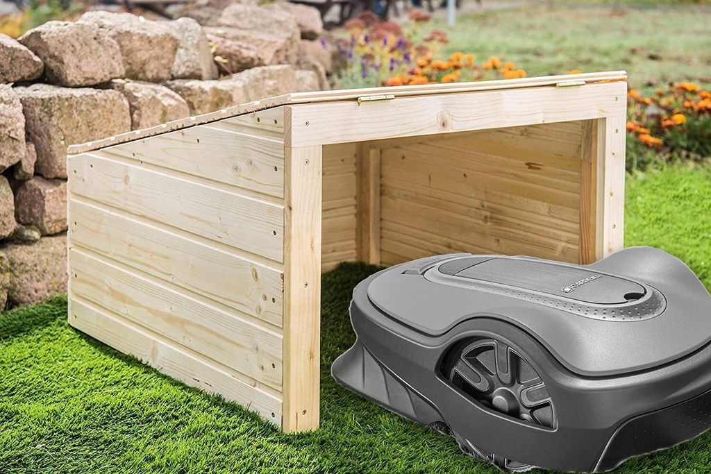 Wortek Mähroboter Garage Carport Rasenmäher Roboter Produktbild 2