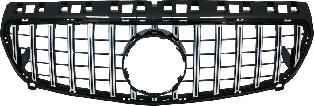 Remplacer Calandre Cassée Mercedes W176 Look Panamericana Noir Chrome