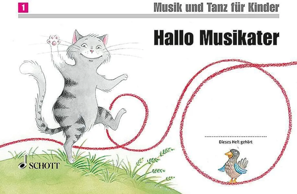 Livre d'éveil musical Hallo Musikater avec chansons et jeux pour enfants
