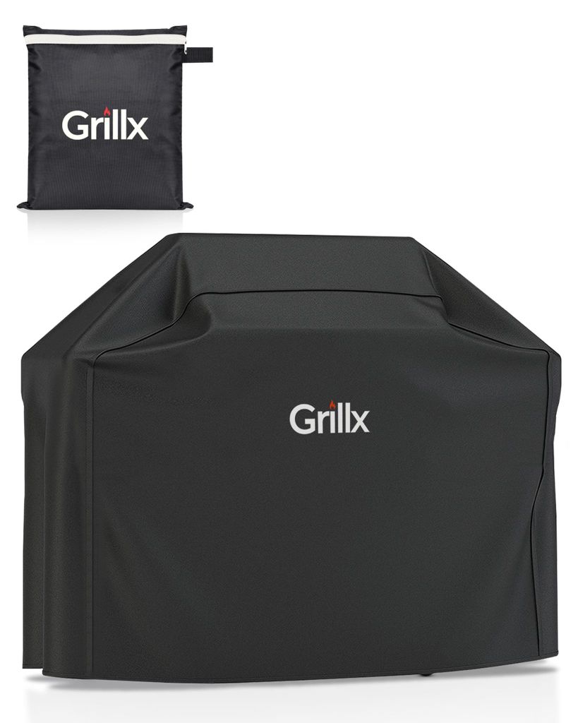 GrillX Barbecue Abdeckhaube - 170 x 61 x 117 cm - Produktbild  KI-generiertes Bild