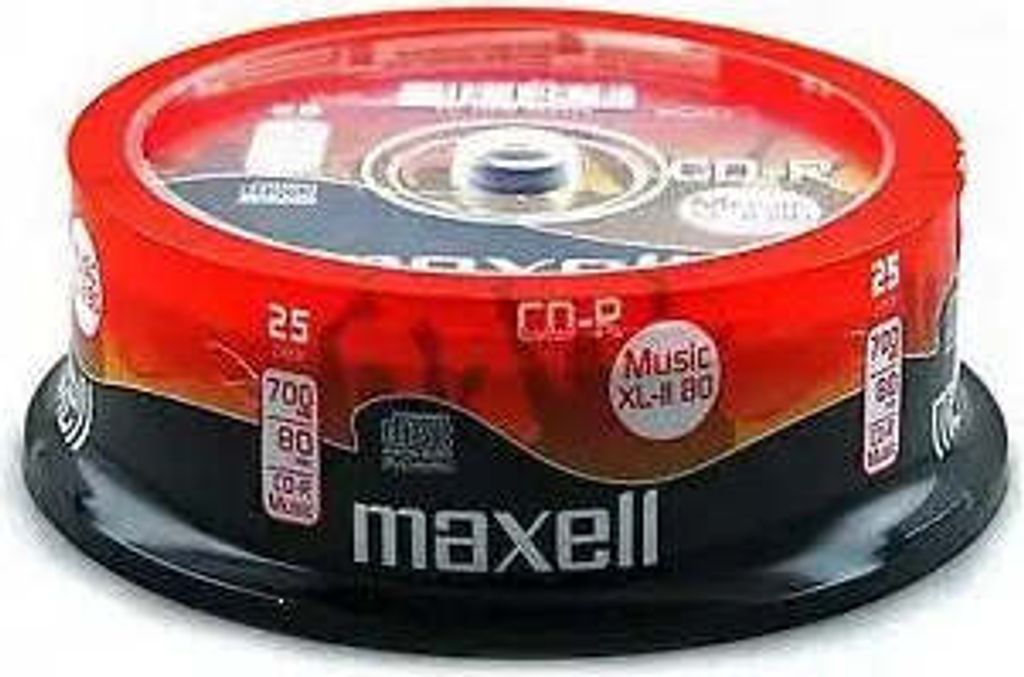 Maxell CD-R 80 52x Audio, Cake 25 Produktbild