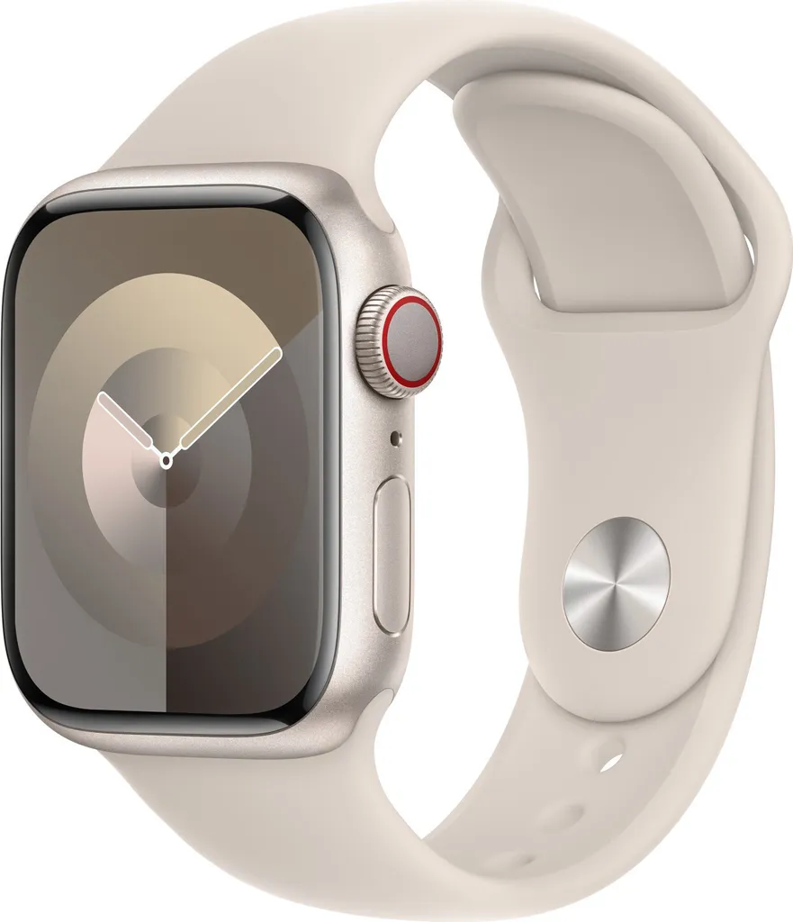 Apple MT2U3ZM/A Cinturino Sport Watch 41mm S/M Bianco Originale