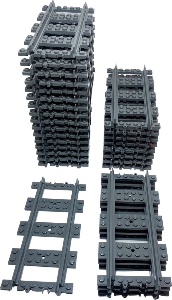 LEGO® City Železničné koľaje rovné tmavosivé - 53401 Obrázok produktu 