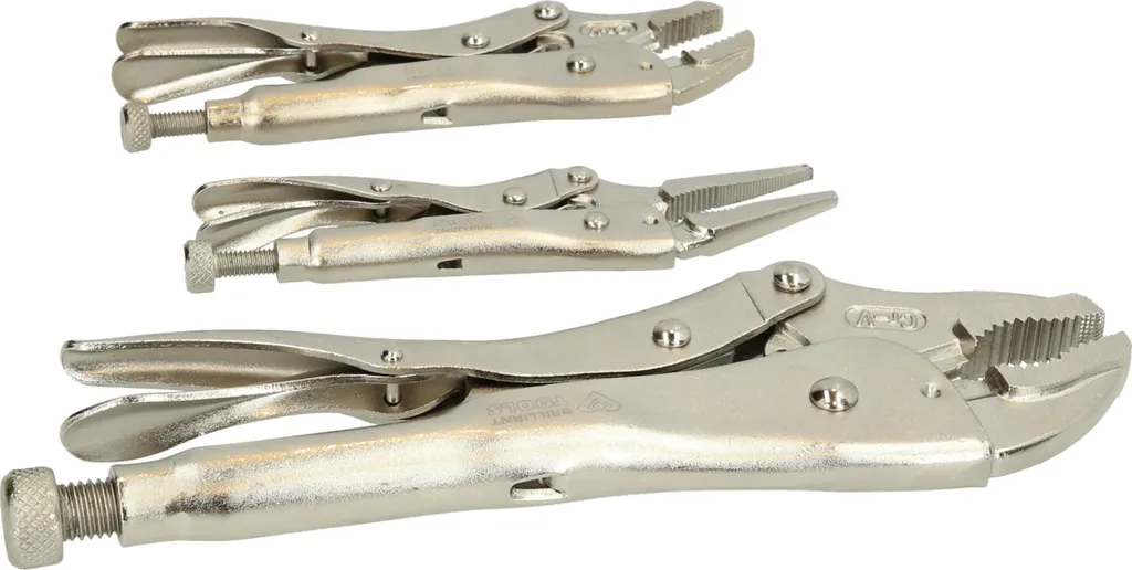 Kit de pinces de préhension pour soudure et mécanique - Set complet 3 pcs - 5