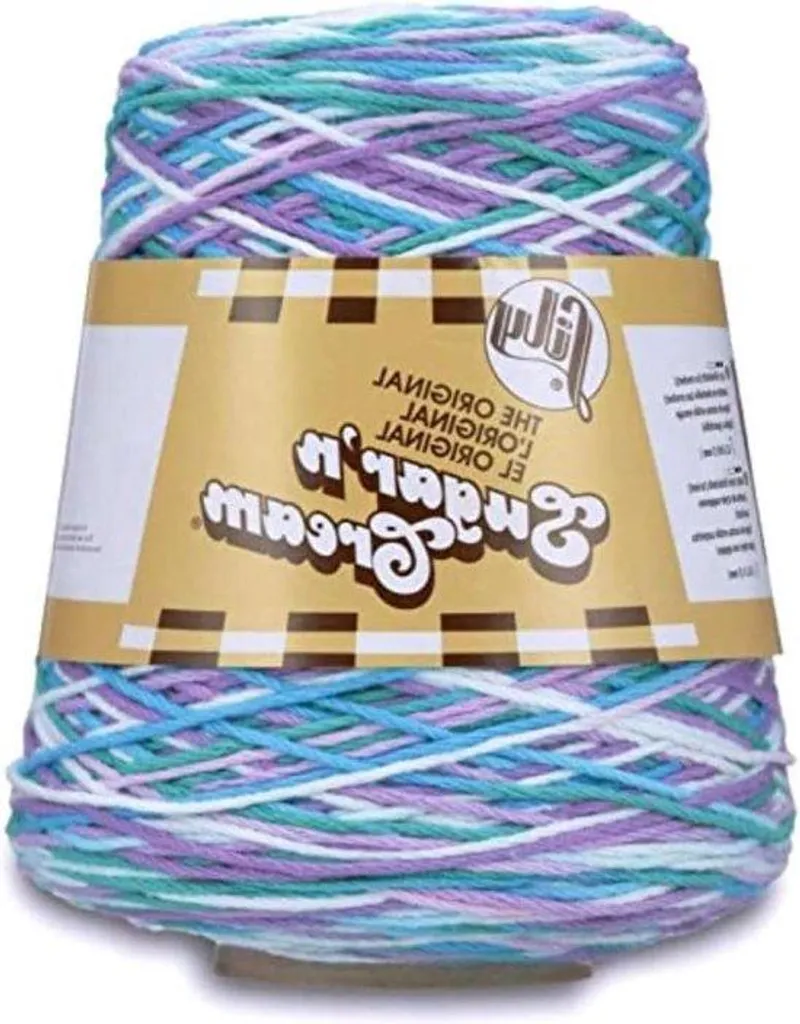 Fil à crocheter bleu moyen 647m - Pelote 400g haute densité durable