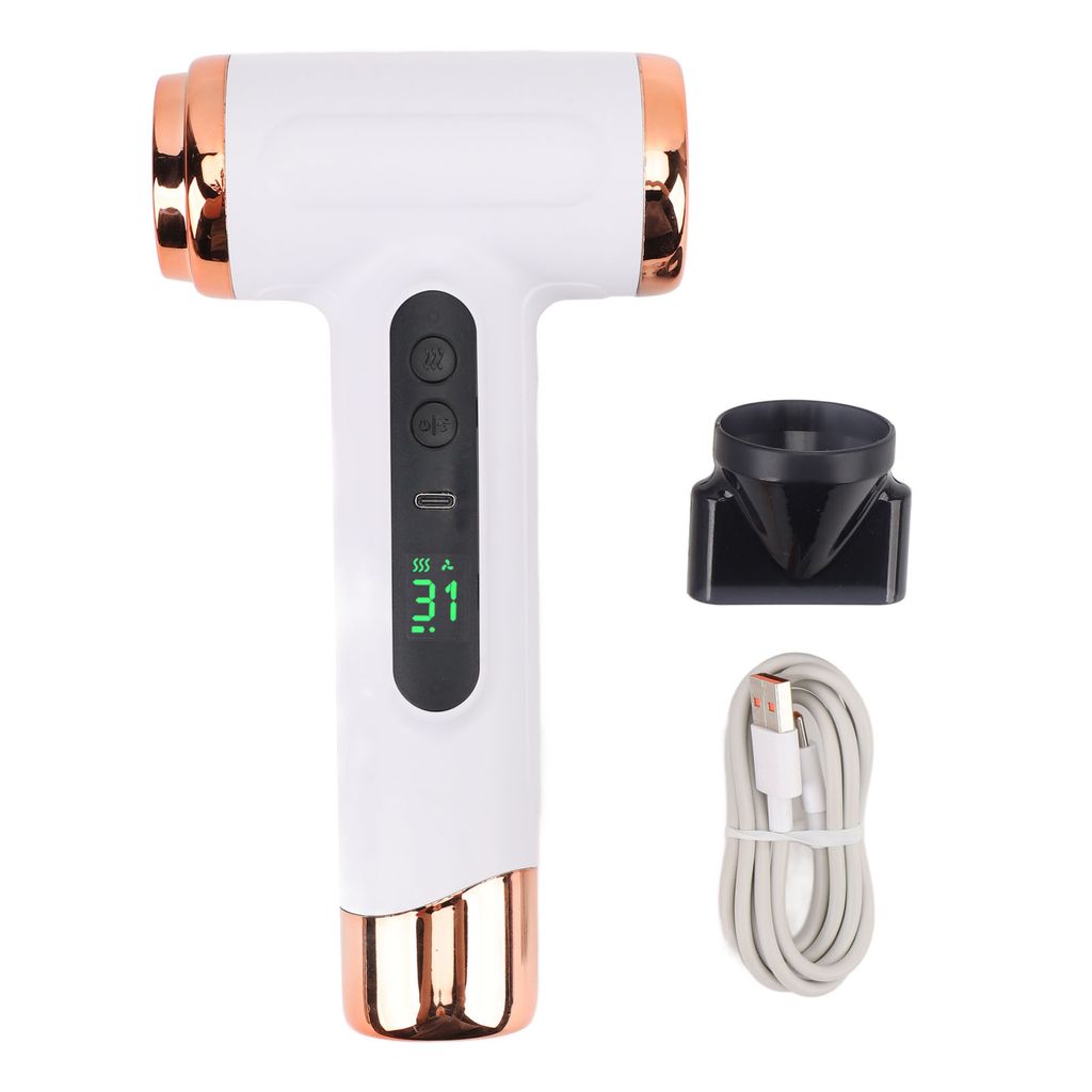 Kabelloser Haartrockner, 15000 mAh, tragbarer, über USB Produktbild 