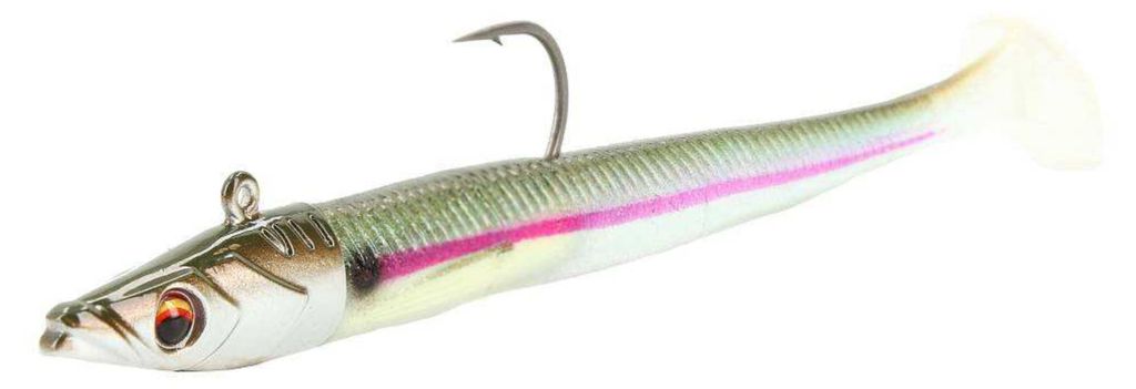 Major Craft Ceana Eely Shad Sandaal mit Jigkopf 9,5 cm Latterino - Real Eye