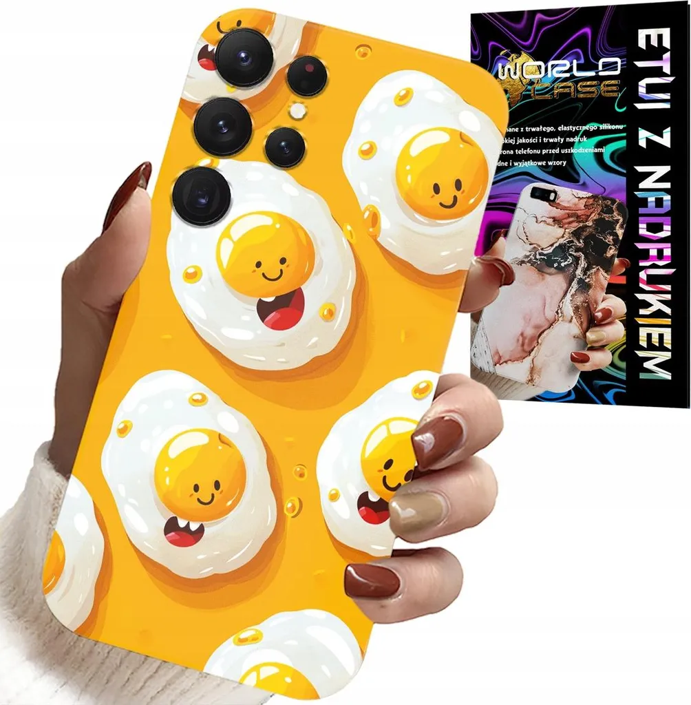 Custodia Samsung S24 Ultra a Prova di Bambino - Uovo Sorridente