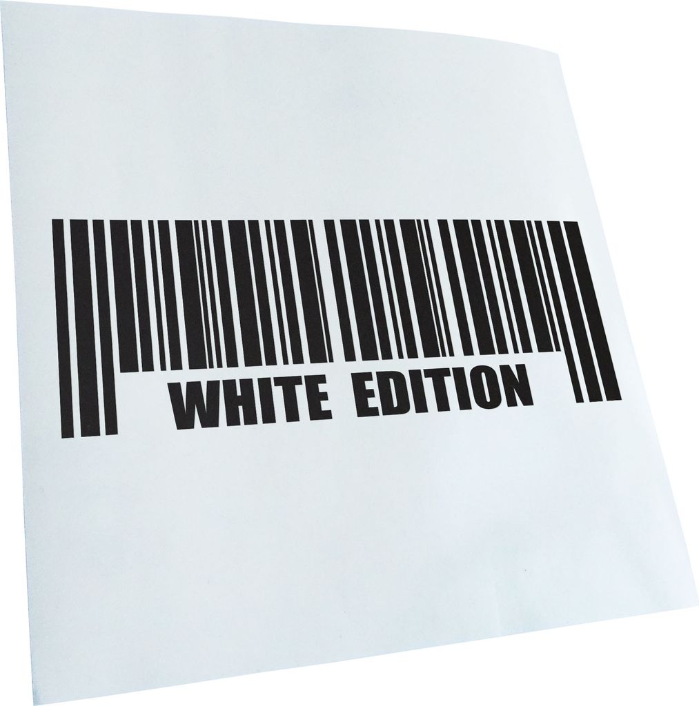 Kiwistar - Autoaufkleber - White Edition V2 - Mattschwarz - 24x8cm - Aufkleber für Auto, Laptop, Fahrrad, LKW, Motorrad mehrfarbig JDM Decal Racing