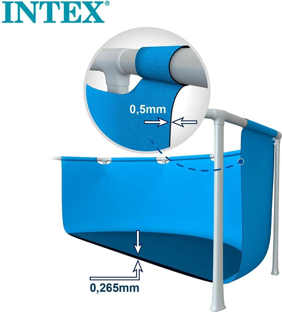 Intex Metal Frame Pool Ø 244x51cm Produktbild 18
