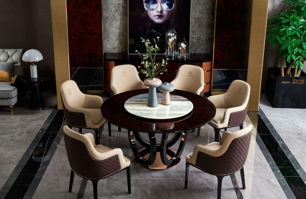 Designer Stuhl Luxus Lehnstuhl Polster Stühle 1x Sessel Wohn Ess Zimmer Leder