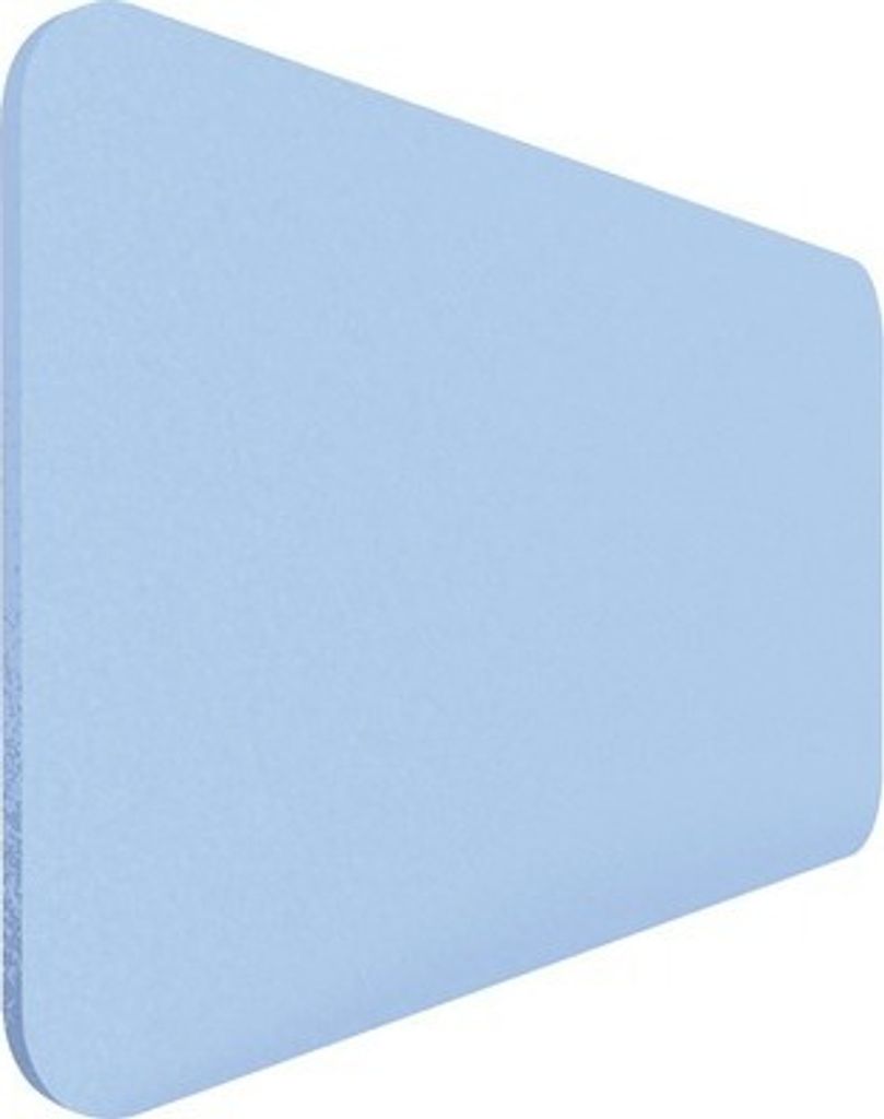 Tischtrennwand AKUSTIX Vario 400x800 mm hellblau