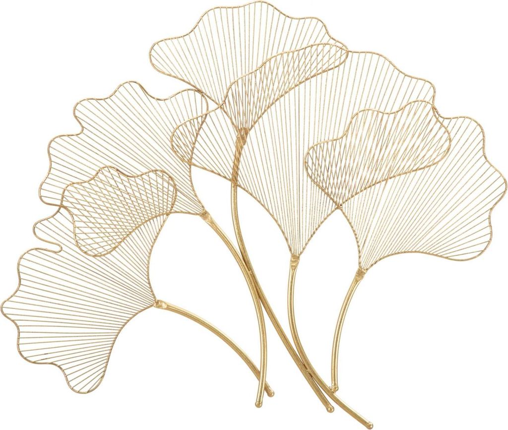 o Ferretti panel ścienny Glam leaf 79x5x68 cm złoty Zdjęcie produktu 