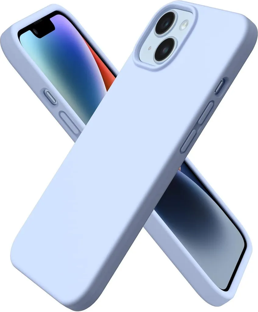 Custodia iPhone 14 Rosa Silicone ORNARTO - Qualità Artigianale 6.1"