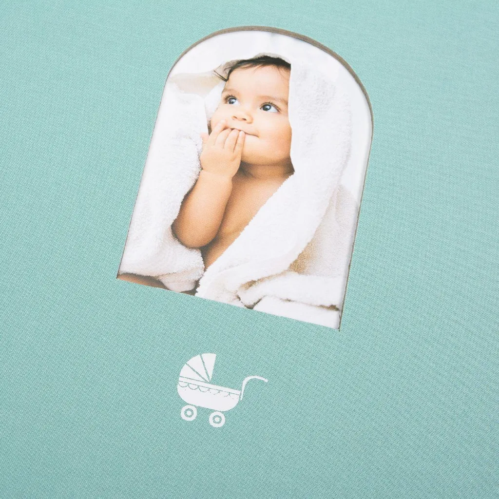Album Photo Bébé en Lin Bleu Aqua 30x31 cm Goldbuch Cozy Nest pour Enfant - 6