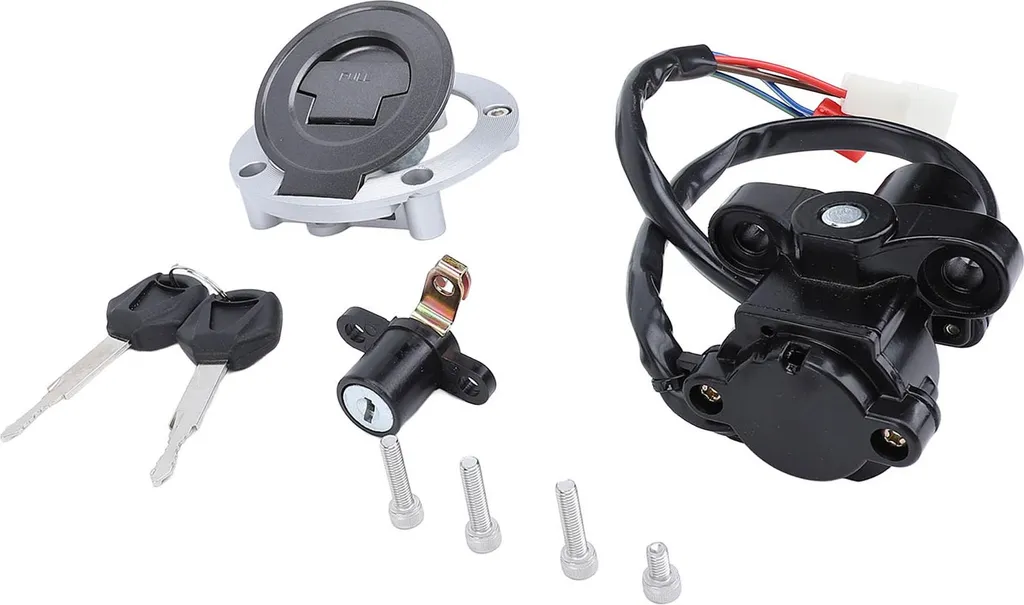 Kit Serrure Moto Robuste en Aluminium avec Installation Facile pour YZF R6