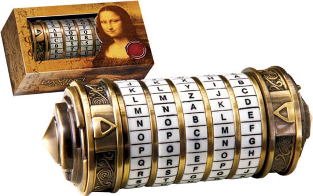 Mini-replicamodel van de Kryptex uit "De Da Vinci Code" Productafbeelding 