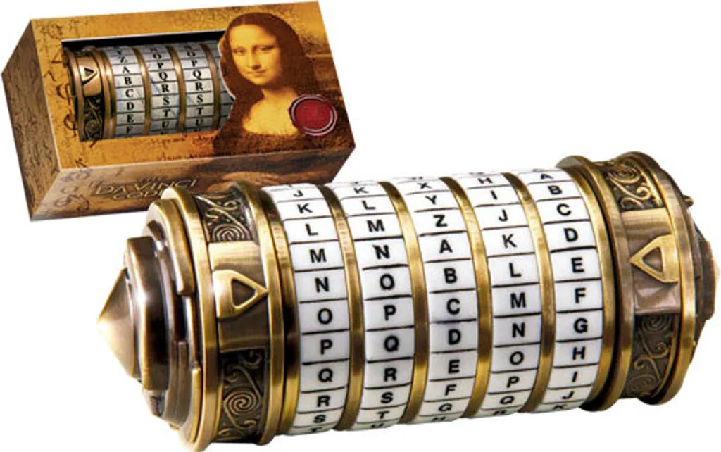Mini Kryptex Réplique Da Vinci Code en métal avec code interchangeable - 4
