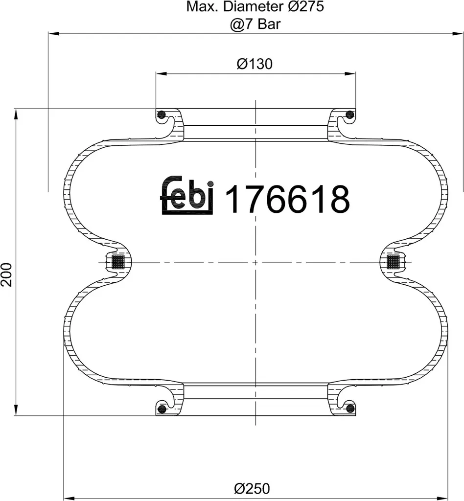 Soufflet de Suspension pour Maintenance DAF SB - Remplacement FEBI