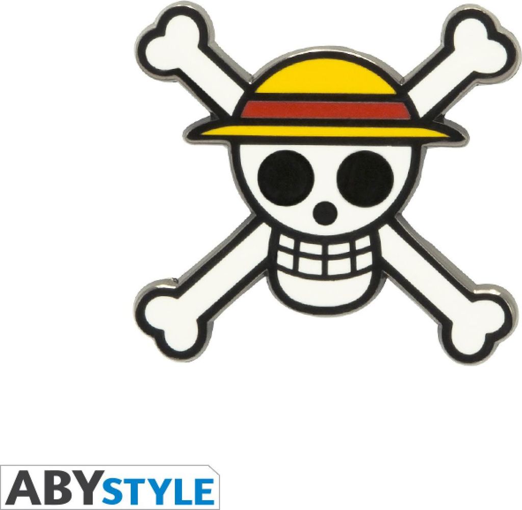 One Piece Schädel Pin ABYstyle Strohhut Crew Metall Produktbild 