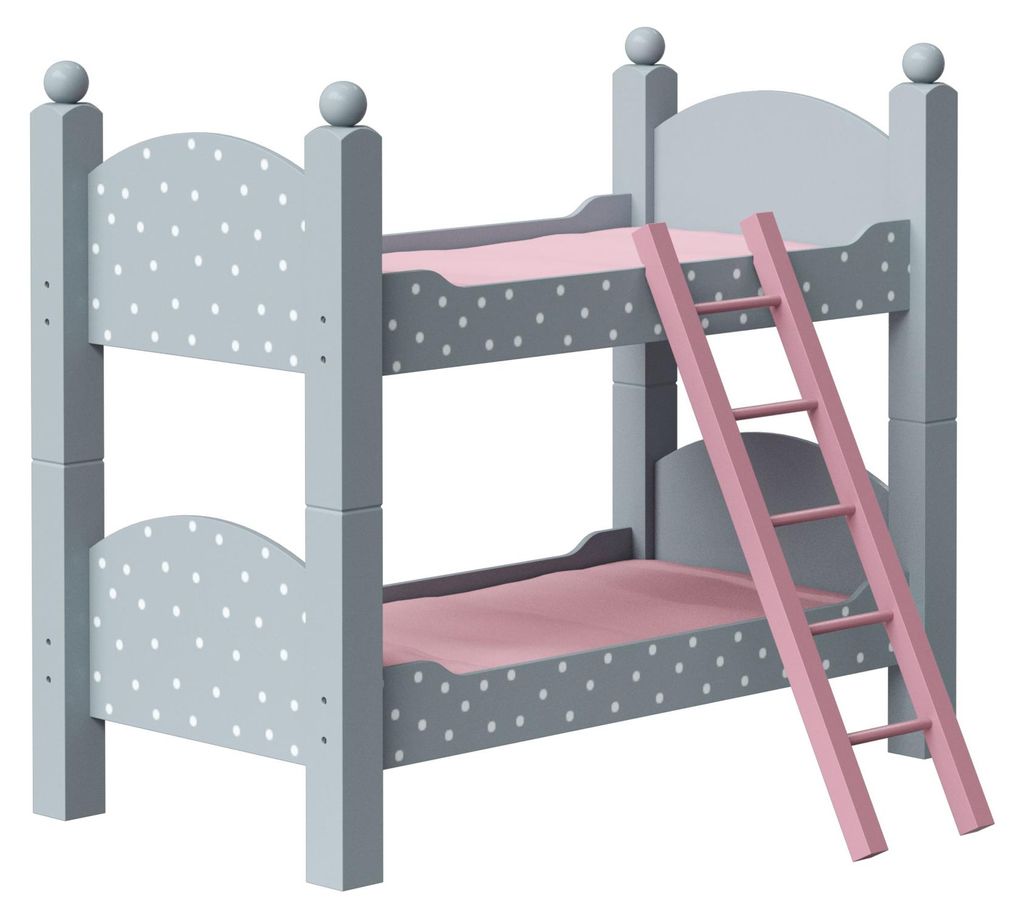 Olivia's Little World 18 Puppenetagenbett aus Holz - zu Produktbild 