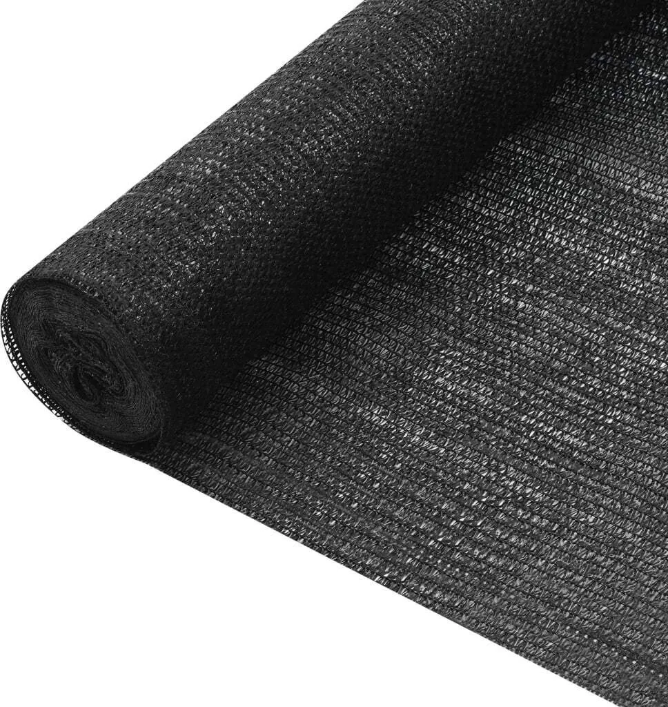 Schermo Privacy Giardino Nero 2x25m HDPE 75g/m² | Frangivista Balcone