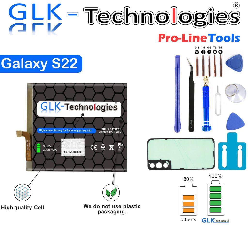 GLK-Technologies FÜR Original Samsung Galaxy S22 Akku Produktbild 