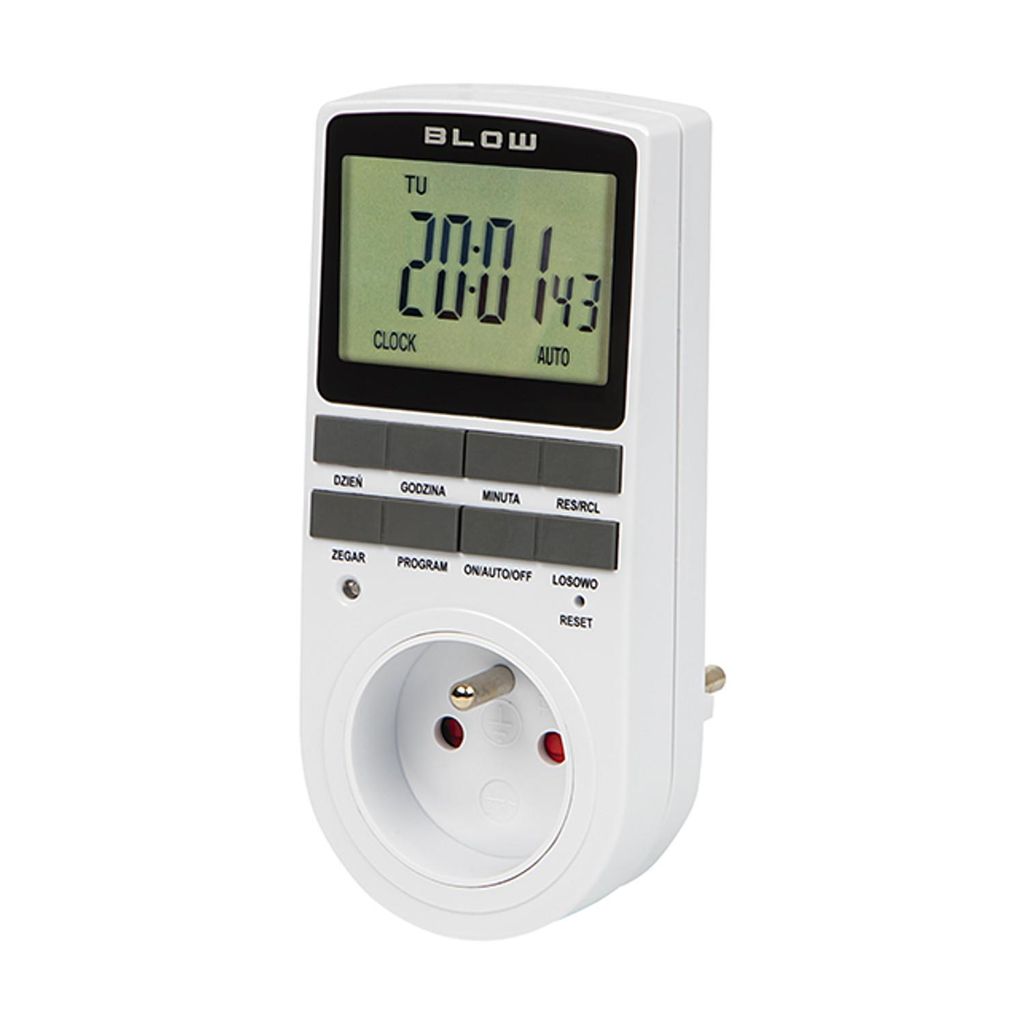 Digitaler Zeitschaltuhr-Programmierer Blow, LCD-Display, Genauigkeit +/- 1 Minute pro Monat