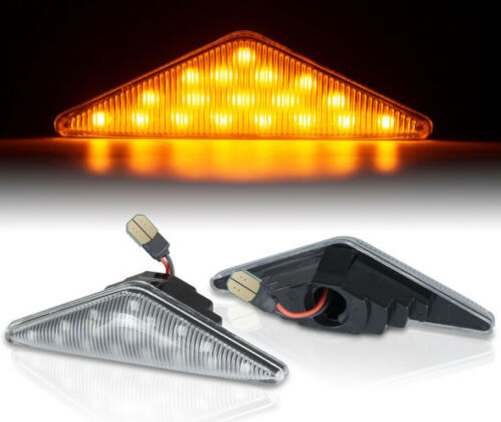 LED SEITENBLINKER kompatibel passend für Mondeo 2000-2006 und Focus MK1 klar