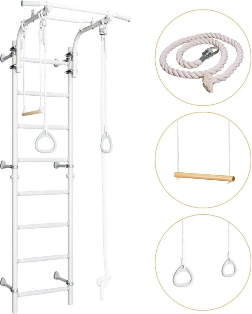 Espalier Comet Next 1 - Échelle de gymnastique blanche pour enfant