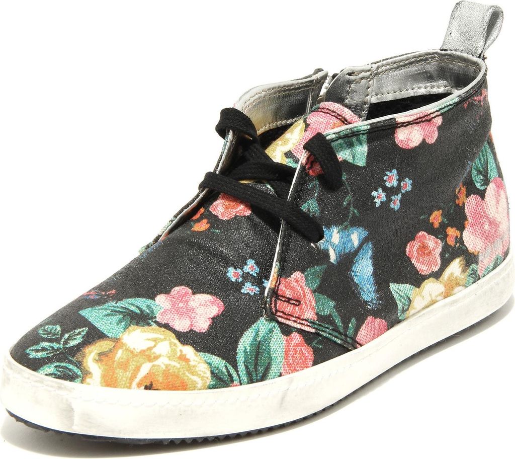 9882G Turnschuhe donna P448 kent Blumen scarpe scarpa Schuhe Frauen
