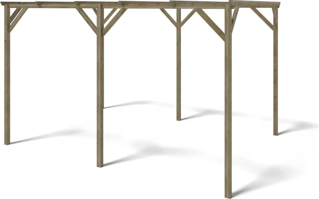 Carport ALTANKA CAR13 - Abri de voiture 3x4 m de 12 m2 pour extérieur