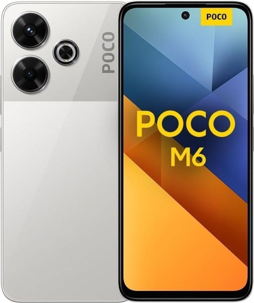 Xiaomi POCO M6 8 GB/256 GB Silber (Silver) Dual-SIM Produktbild 