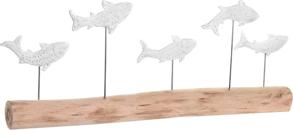Sculpture Spirales en Bois de Manguier et Résine Finition Antique 77cm