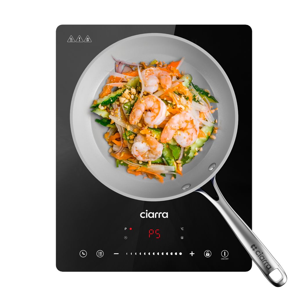 CIARRA Einzel-Induktionskochplatte 30 cm Induktionskochfeld Produktbild 