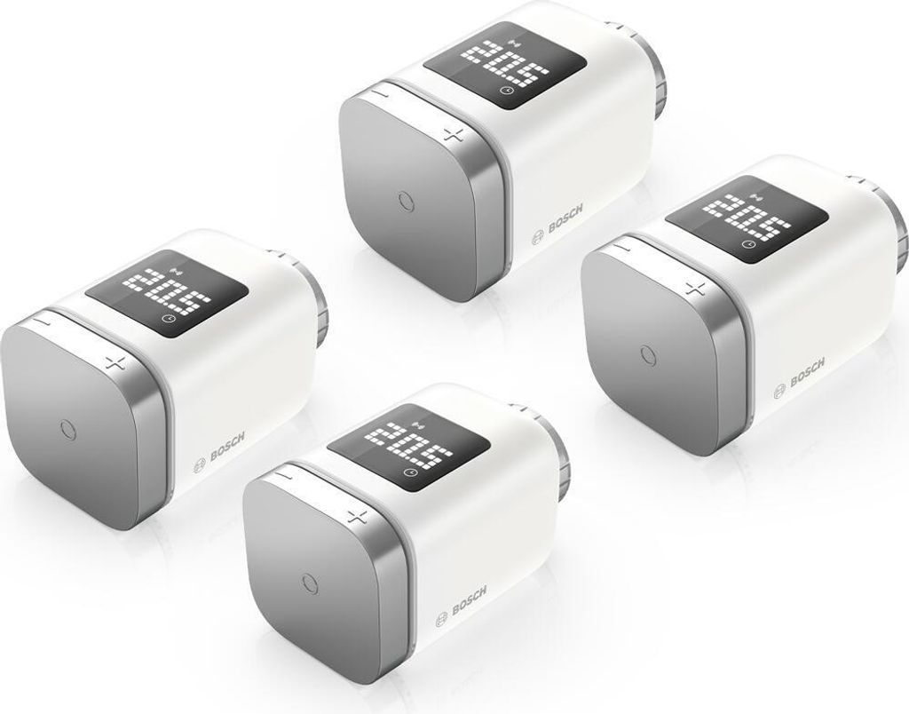 Bosch Smart Home Heizkörperthermostat II 6er-Set, weiß (8750002330X6)