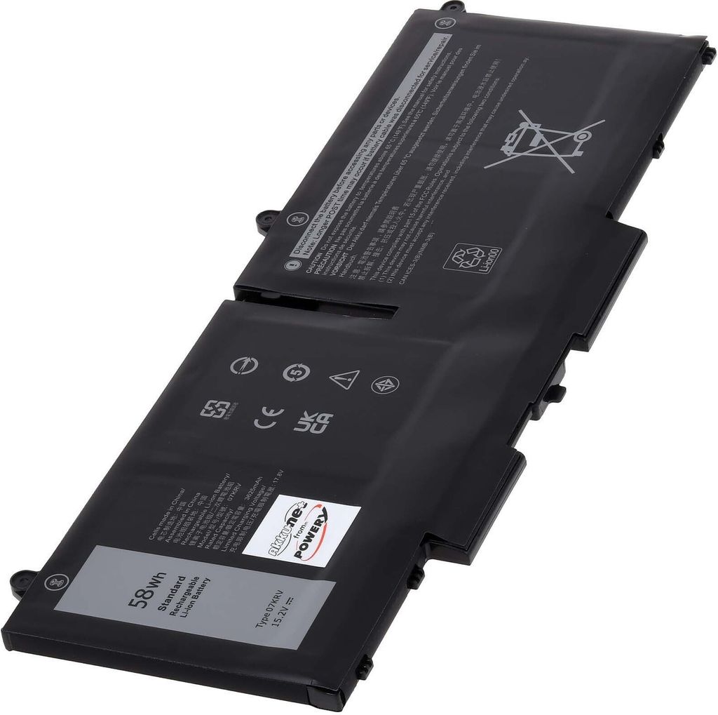 Akku kompatibel mit Dell Typ 07KRV Produktbild 