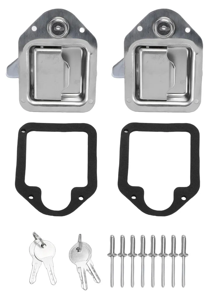 Serrure de coffre à outils anti-corrosion inox pour sécuriser votre remorque