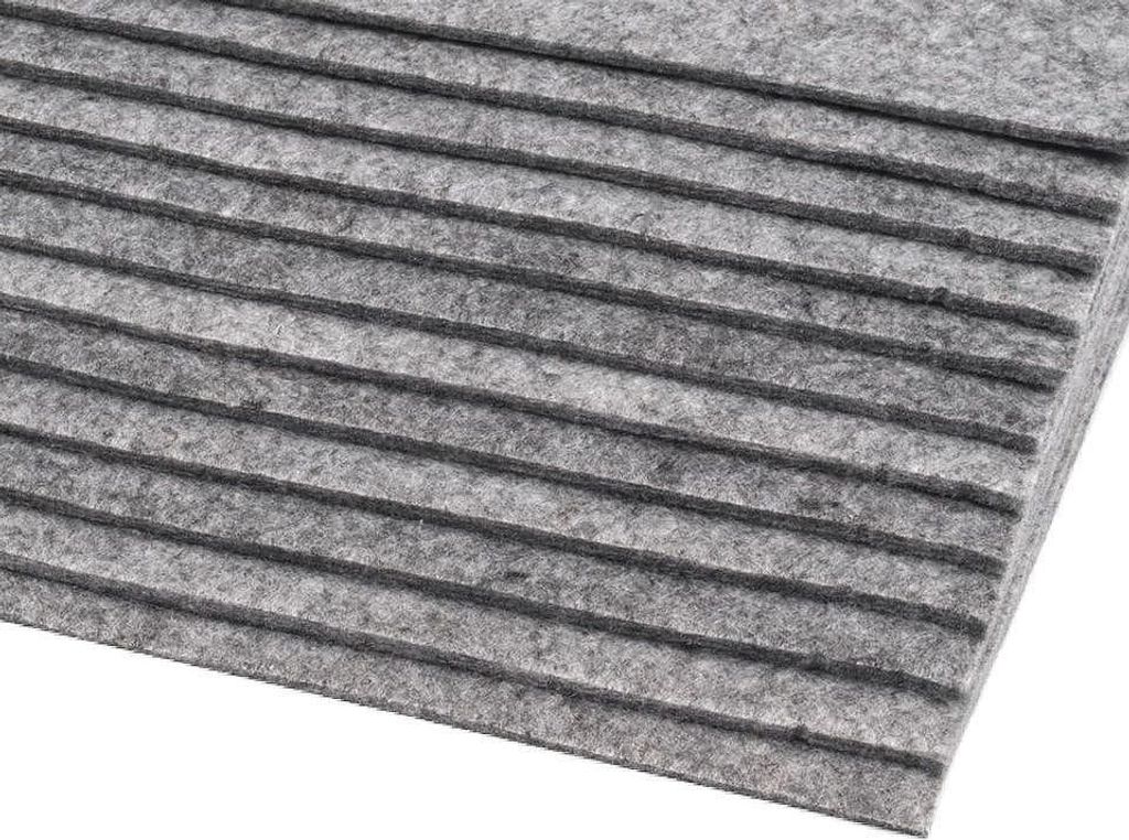 Filc 3 mm 20 x 30 cm Arkusz A4 Szary Zdjęcie produktu 
