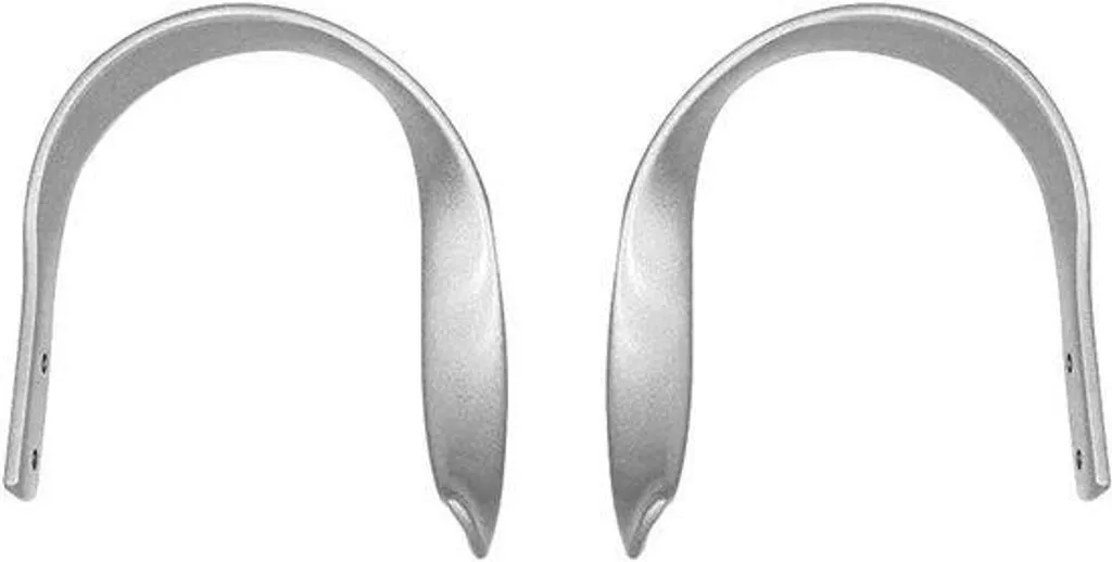 Supports rideaux en métal argenté pour salon et chambre contemporaine