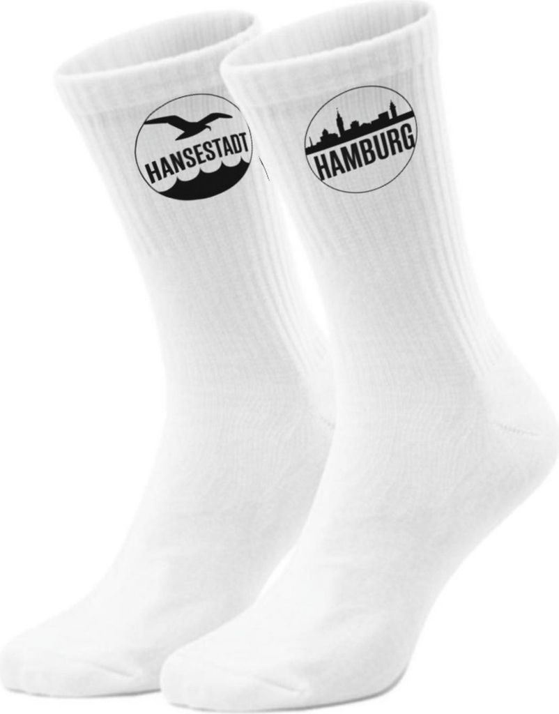 epicsocks Hamburg Vibes Hansestadt Hamburg Socken in 37-41 im Paar