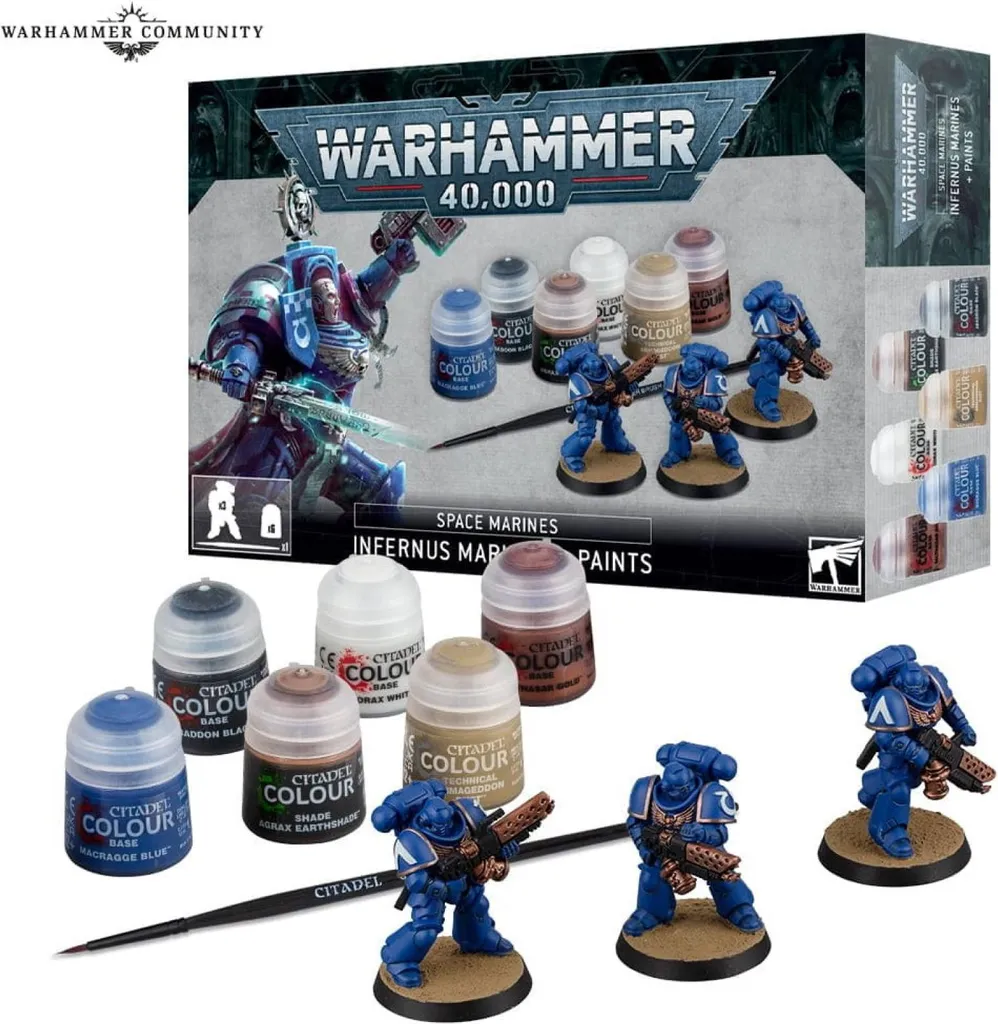 Apprendre à Peindre Warhammer 40k : Infernus Marines et Kit Set