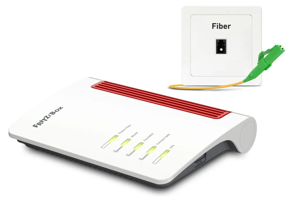 FRITZ!Box 5530 Fiber AON Routeur WiFi 6 pour Connexion Fibre Optique Directe
