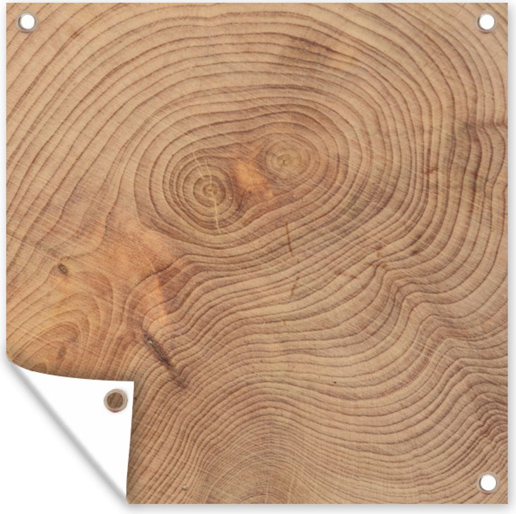 MuchoWow 50x50 cm Outdoor-Poster Gartendeko Sichtschutz Garten Poster für den Garten Hintergrund der Struktur aus Holzbrettern