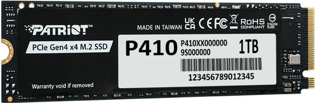 Patriot P410 1 TB, SSD, (PCIe 4.0 x4, NVMe 1.4, M.2 2280)