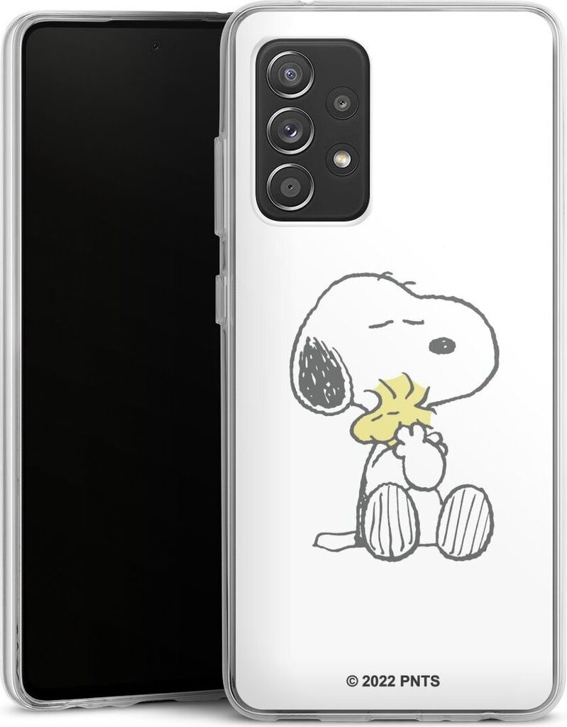 DeinDesign Handyhülle für Samsung Galaxy A52 Silikon Hülle Case Smartphone Schutzhülle Liebe Peanuts Snoopy