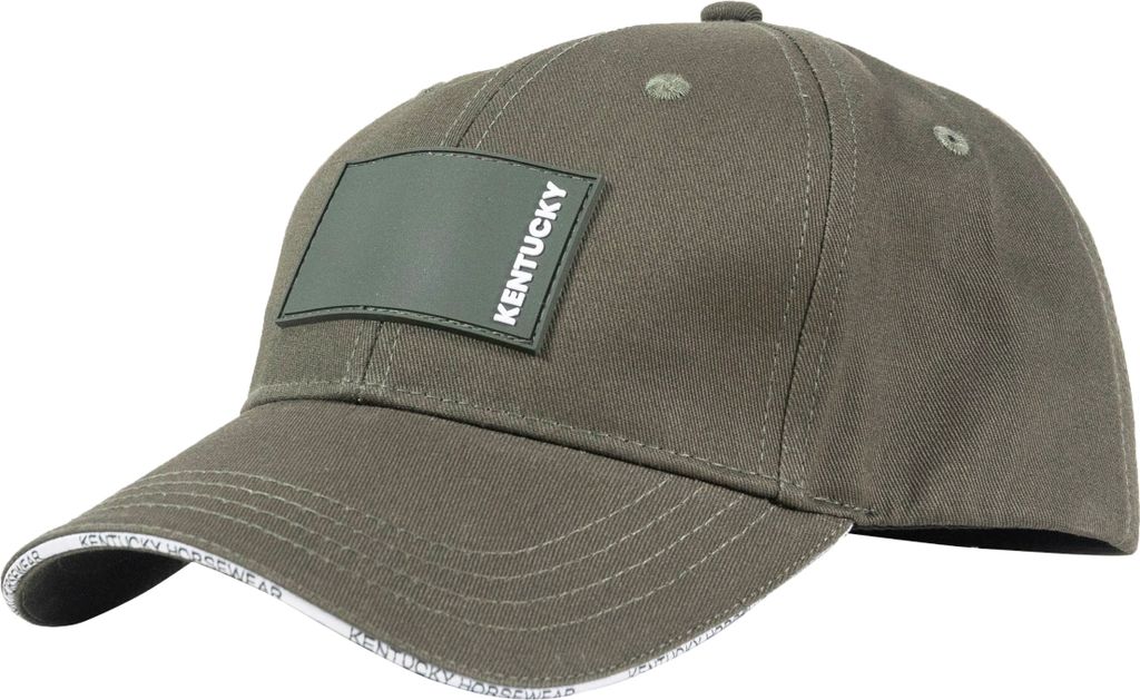 Kentucky Horsewear Kappe Rubber Logo Dunkelgrün