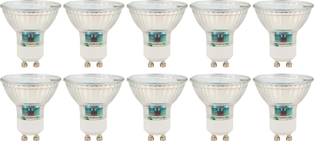 10er-Pack LED-Strahler McShine "SP50-10", GU10, 5W, 400 lm, Produktbild 