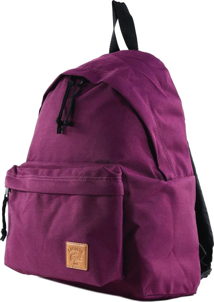 Sac à Dos pour Ordinateur Portable Lacoste avec Patch Violet Foncé Chic - 2
