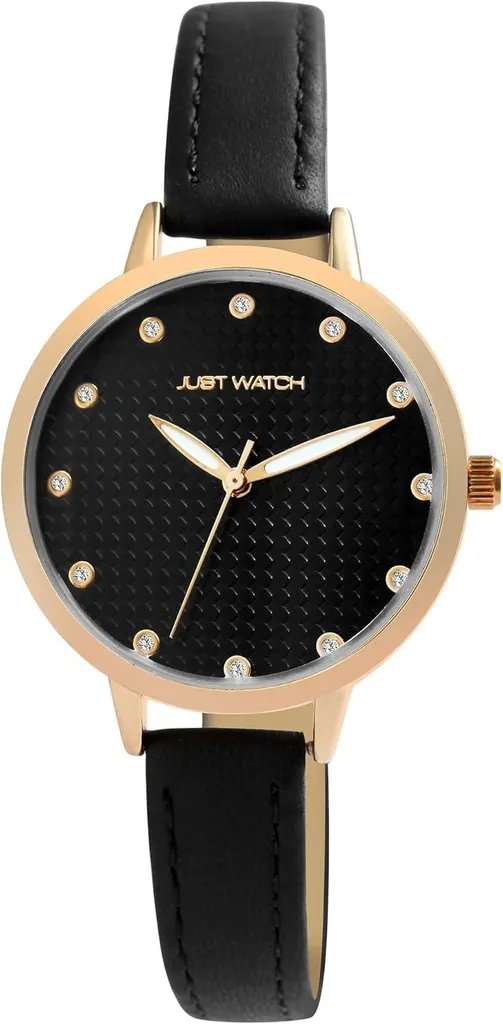 Just Watch Michele orologio da donna cinturino in pelle fibbia ad ardiglione lancette luminose Miyota quarzo JW10179